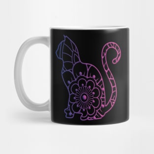 Mandala Cat full body Mug